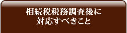 相続税税務調査後に対応すべきこと